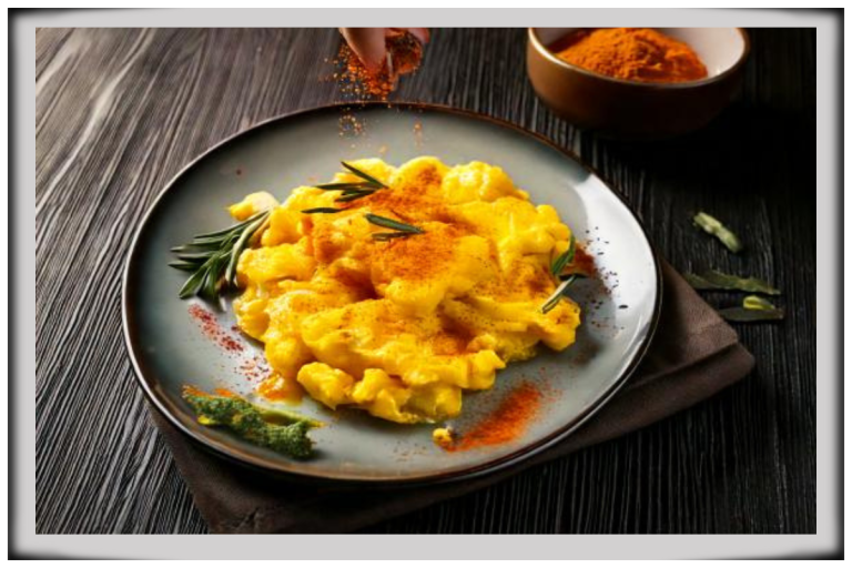 Turmeric Scrambled Egg