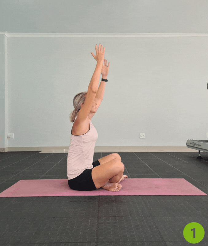Seated Forward Fold- yoga for si joint